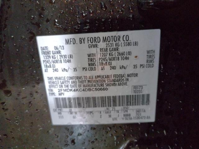 Photo 11 VIN: 2FMDK4KC4DBC50660 - FORD EDGE LIMIT 