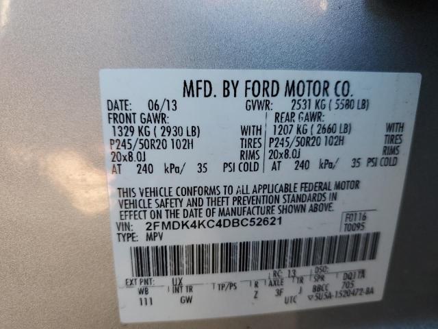 Photo 12 VIN: 2FMDK4KC4DBC52621 - FORD EDGE 