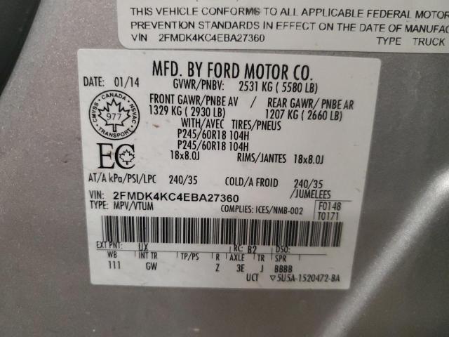 Photo 11 VIN: 2FMDK4KC4EBA27360 - FORD EDGE 