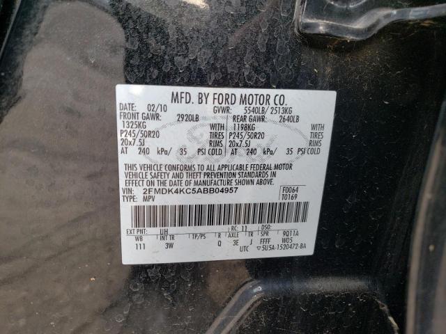 Photo 9 VIN: 2FMDK4KC5ABB04957 - FORD EDGE LIMIT 