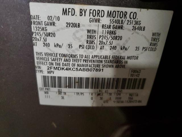 Photo 13 VIN: 2FMDK4KC5ABB07891 - FORD EDGE 