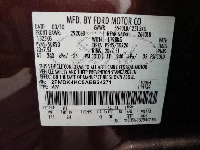 Photo 12 VIN: 2FMDK4KC5ABB24271 - FORD EDGE 