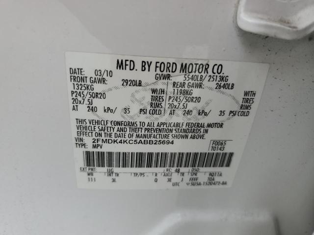 Photo 12 VIN: 2FMDK4KC5ABB25694 - FORD EDGE 