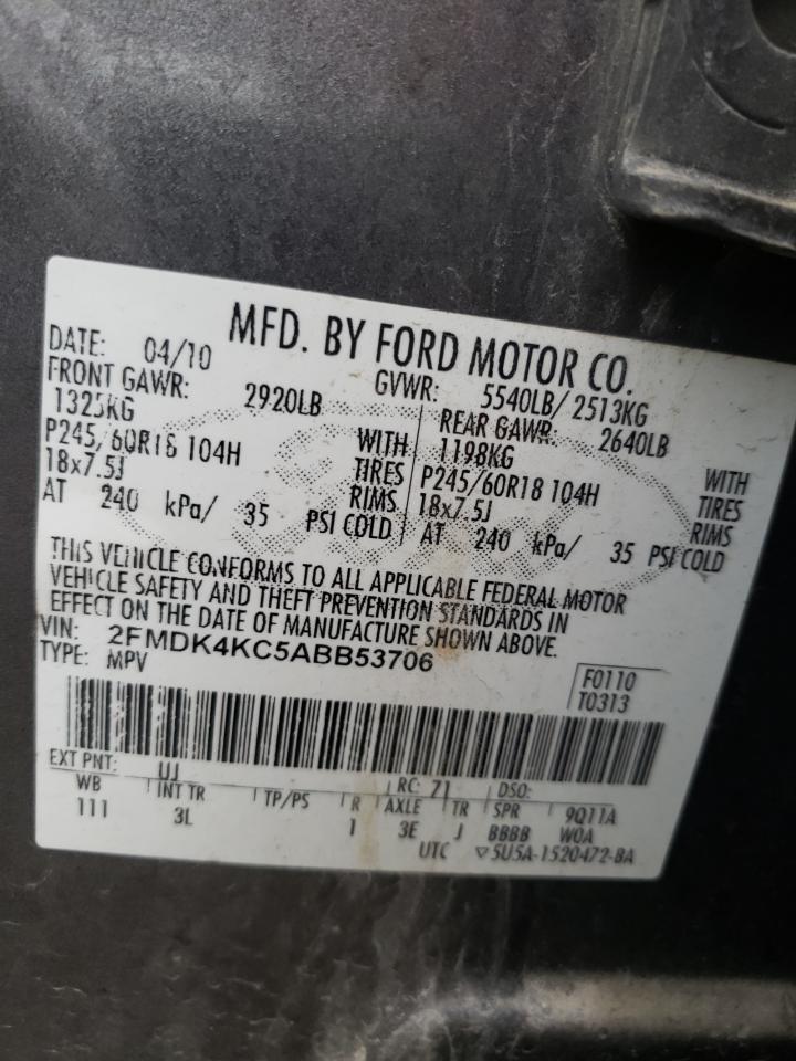 Photo 12 VIN: 2FMDK4KC5ABB53706 - FORD EDGE 