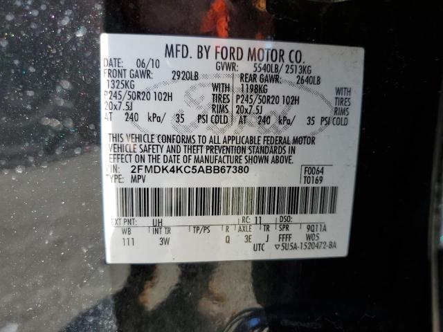 Photo 11 VIN: 2FMDK4KC5ABB67380 - FORD EDGE 