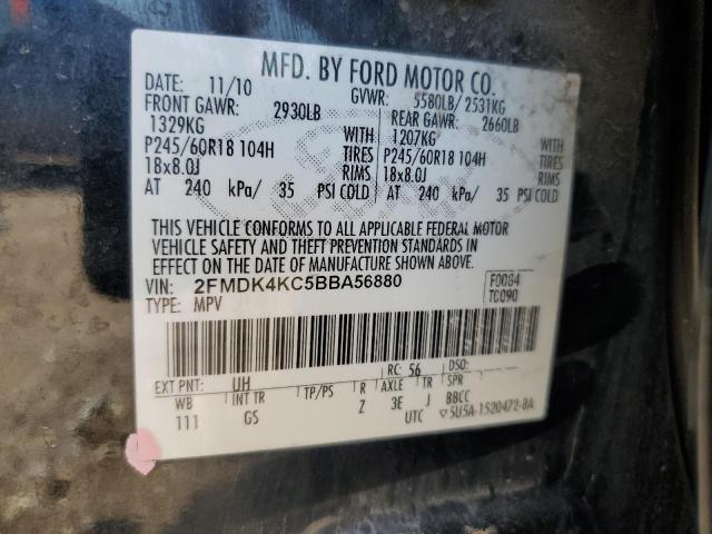 Photo 11 VIN: 2FMDK4KC5BBA56880 - FORD EDGE 