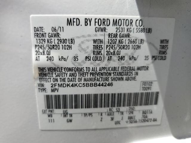 Photo 13 VIN: 2FMDK4KC5BBB44246 - FORD EDGE LIMIT 