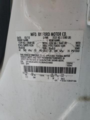 Photo 12 VIN: 2FMDK4KC5DBA03440 - FORD EDGE LIMIT 