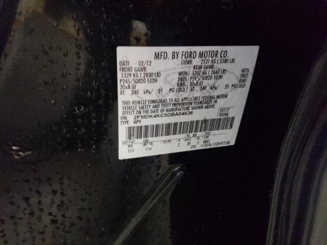 Photo 12 VIN: 2FMDK4KC5DBA04636 - FORD EDGE LIMIT 