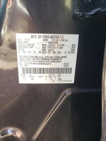 Photo 11 VIN: 2FMDK4KC5DBB02274 - FORD EDGE LIMIT 