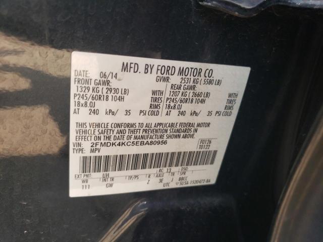 Photo 12 VIN: 2FMDK4KC5EBA80956 - FORD EDGE LIMIT 