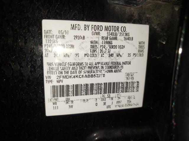 Photo 9 VIN: 2FMDK4KC6ABB52256 - FORD EDGE LIMIT 