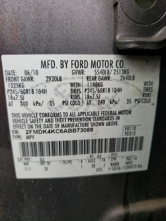 Photo 9 VIN: 2FMDK4KC6ABB73088 - FORD EDGE LIMIT 