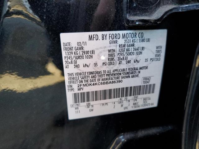 Photo 9 VIN: 2FMDK4KC6BBA86390 - FORD EDGE LIMIT 