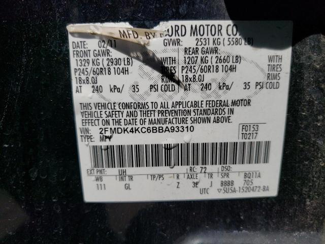 Photo 12 VIN: 2FMDK4KC6BBA93310 - FORD EDGE LIMIT 