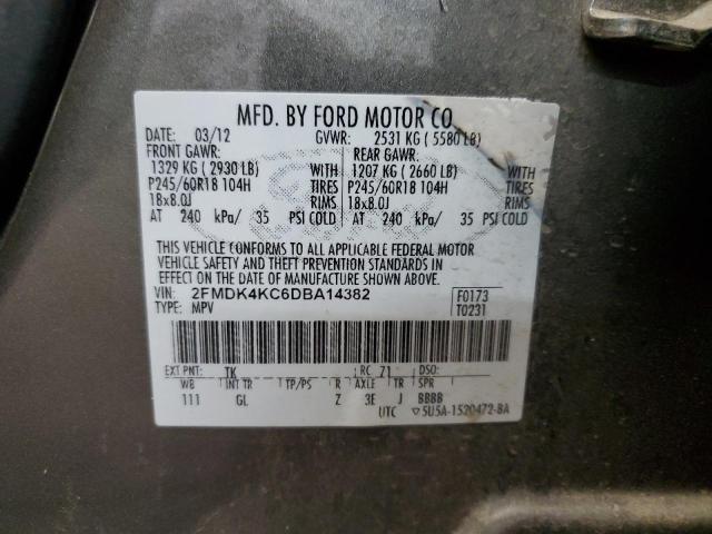 Photo 12 VIN: 2FMDK4KC6DBA14382 - FORD EDGE LIMIT 