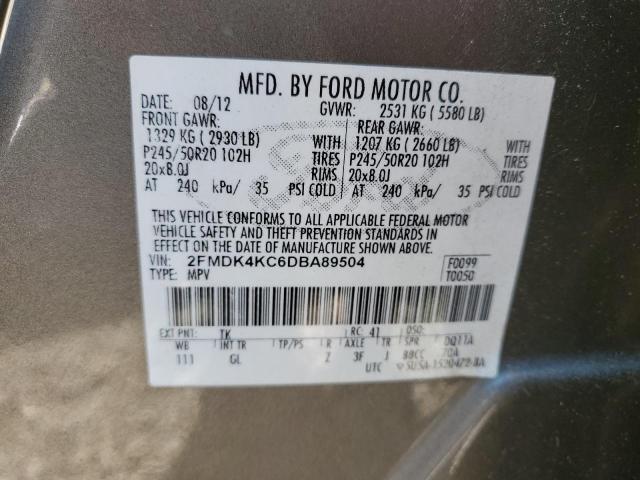 Photo 12 VIN: 2FMDK4KC6DBA89504 - FORD EDGE 