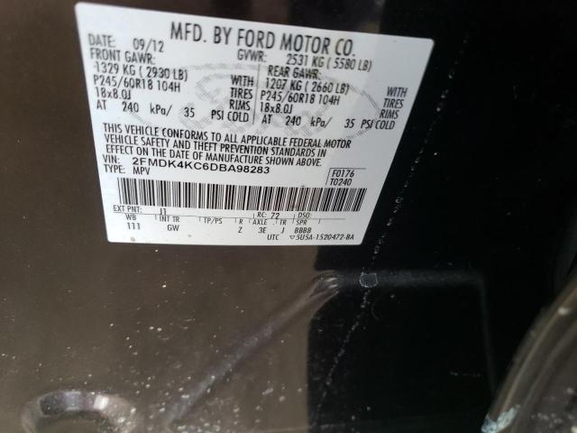 Photo 12 VIN: 2FMDK4KC6DBA98283 - FORD EDGE LIMIT 