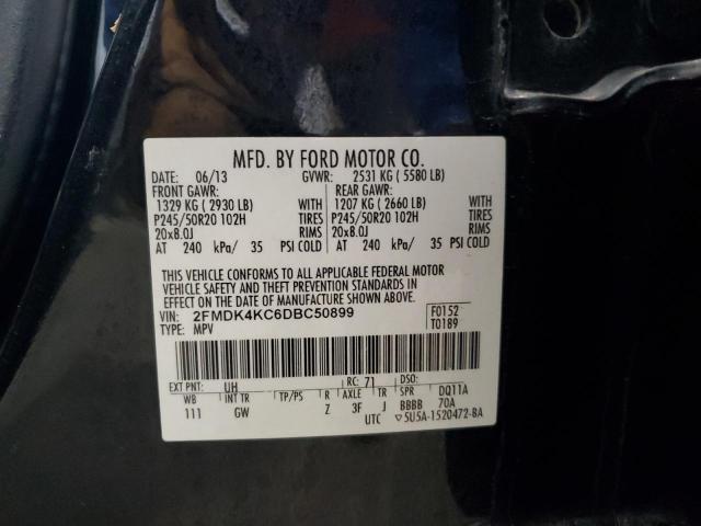 Photo 12 VIN: 2FMDK4KC6DBC50899 - FORD EDGE LIMIT 