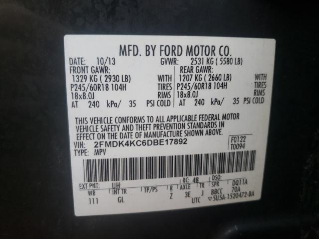 Photo 12 VIN: 2FMDK4KC6DBE17892 - FORD EDGE LIMIT 