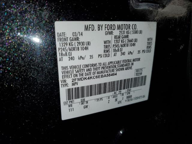 Photo 13 VIN: 2FMDK4KC6EBA58464 - FORD EDGE 