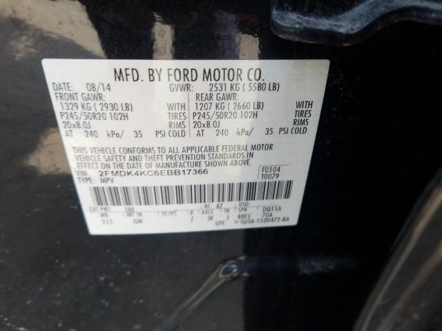 Photo 9 VIN: 2FMDK4KC6EBB17366 - FORD EDGE LIMIT 