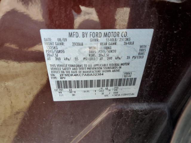 Photo 12 VIN: 2FMDK4KC7ABA32384 - FORD EDGE LIMIT 