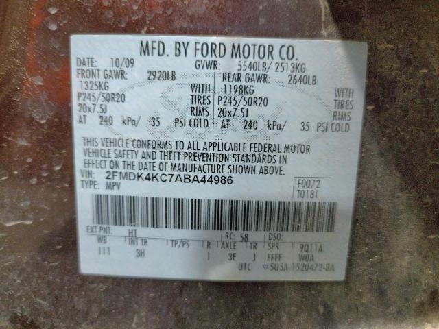 Photo 9 VIN: 2FMDK4KC7ABA44986 - FORD EDGE LIMIT 