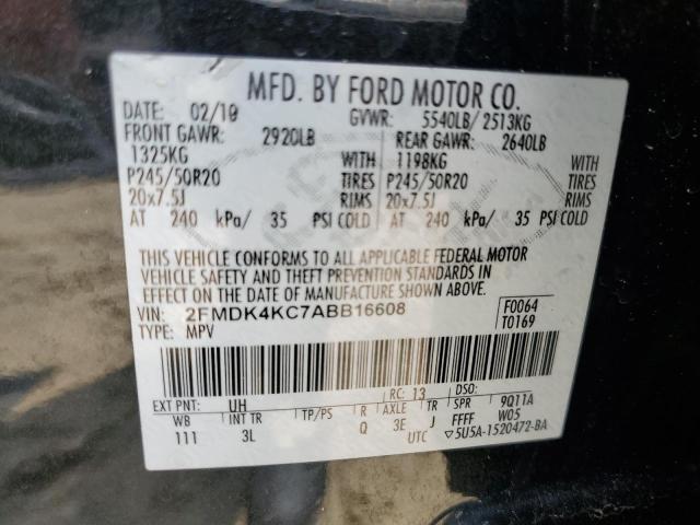 Photo 12 VIN: 2FMDK4KC7ABB16608 - FORD EDGE LIMIT 