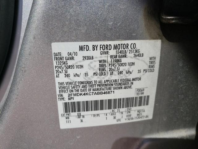 Photo 11 VIN: 2FMDK4KC7ABB46871 - FORD EDGE LIMIT 