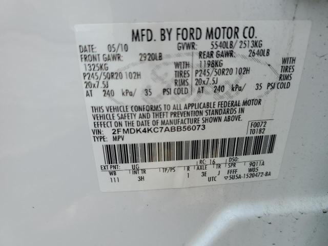 Photo 12 VIN: 2FMDK4KC7ABB56073 - FORD EDGE LIMIT 