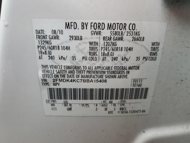 Photo 12 VIN: 2FMDK4KC7BBA15408 - FORD EDGE 