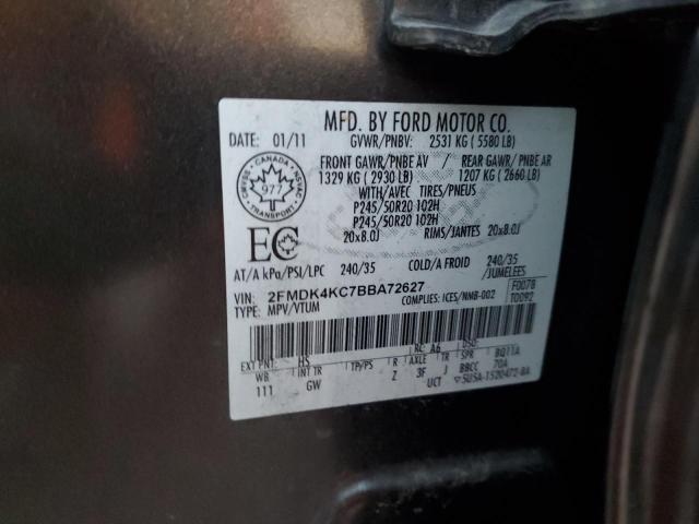 Photo 12 VIN: 2FMDK4KC7BBA72627 - FORD EDGE LIMIT 