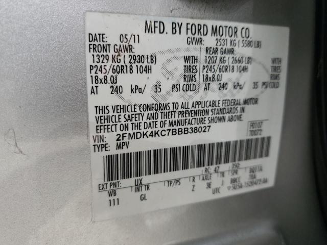 Photo 11 VIN: 2FMDK4KC7BBB38027 - FORD EDGE 