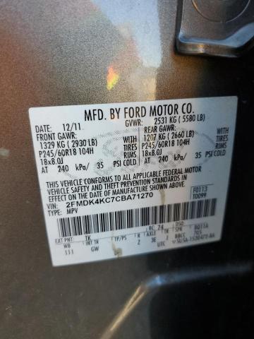 Photo 13 VIN: 2FMDK4KC7CBA71270 - FORD EDGE 