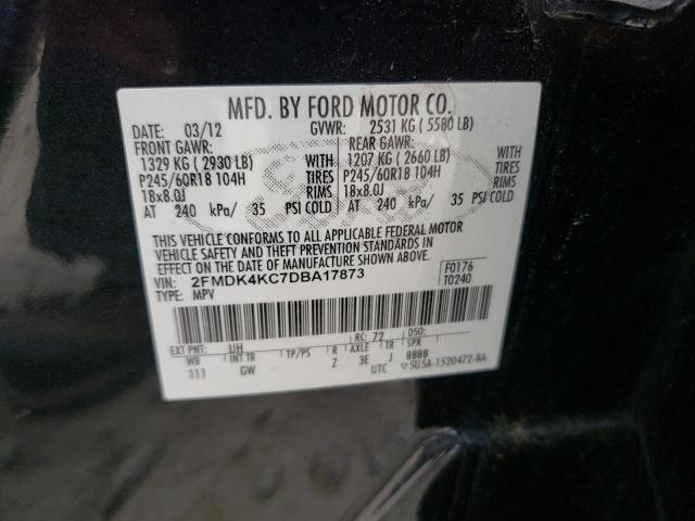 Photo 12 VIN: 2FMDK4KC7DBA17873 - FORD EDGE LIMIT 