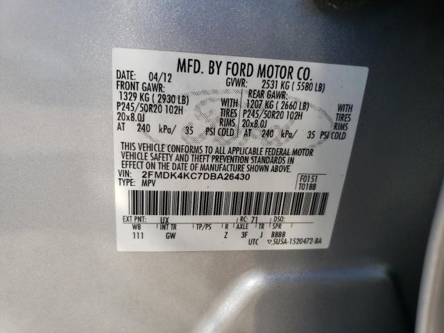 Photo 11 VIN: 2FMDK4KC7DBA26430 - FORD EDGE LIMIT 