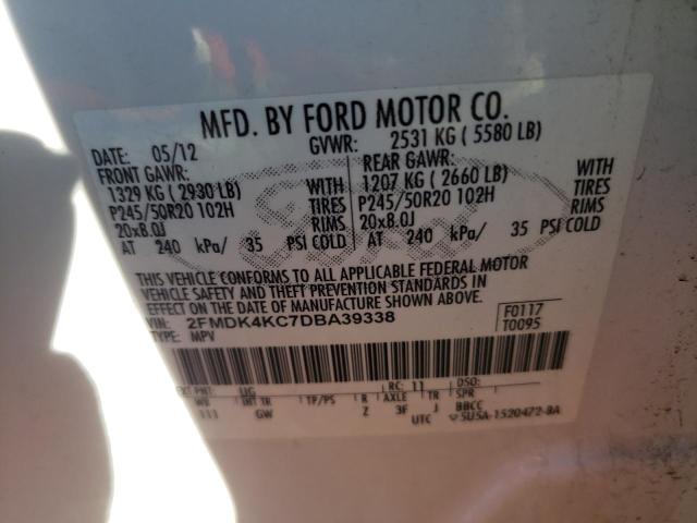 Photo 9 VIN: 2FMDK4KC7DBA39338 - FORD EDGE LIMIT 