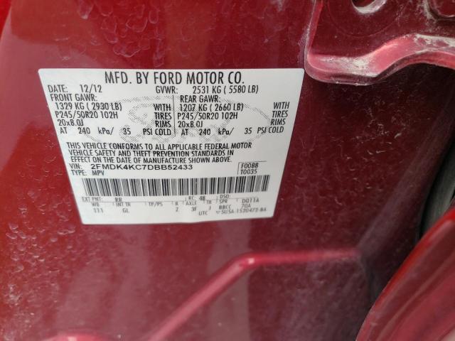 Photo 12 VIN: 2FMDK4KC7DBB52433 - FORD EDGE 