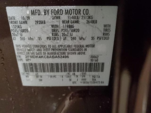 Photo 11 VIN: 2FMDK4KC8ABA52496 - FORD EDGE LIMIT 