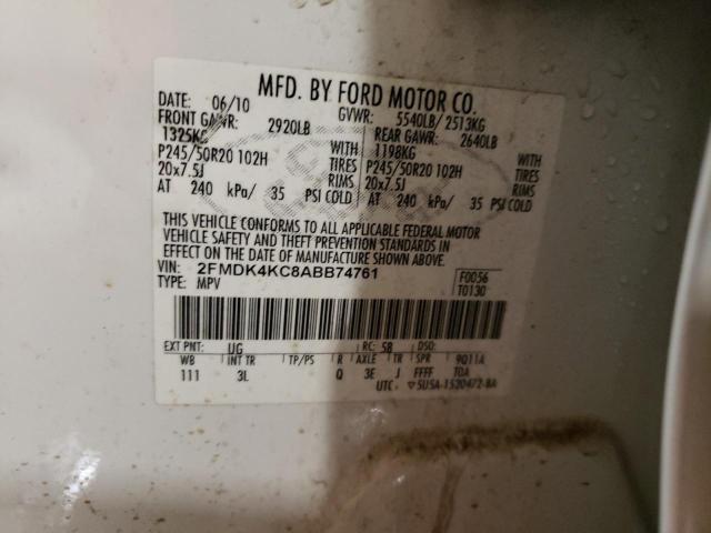 Photo 12 VIN: 2FMDK4KC8ABB74761 - FORD EDGE LIMIT 