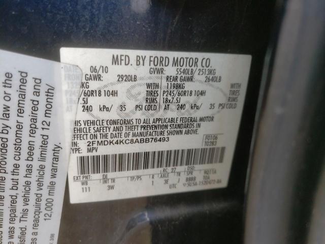 Photo 11 VIN: 2FMDK4KC8ABB76493 - FORD EDGE 