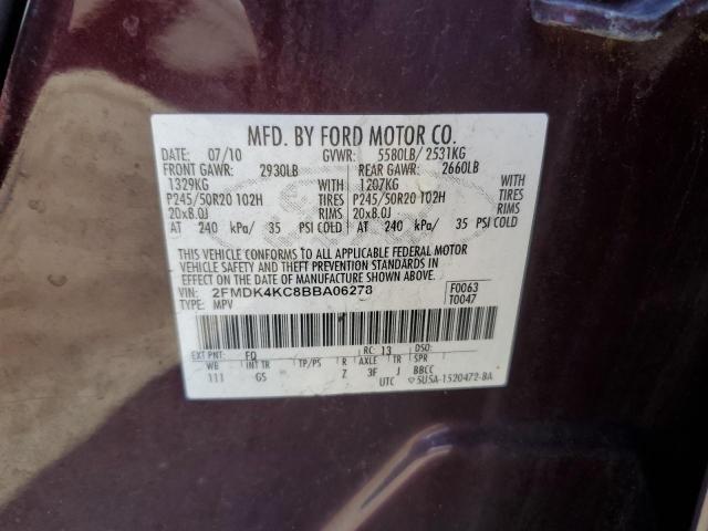 Photo 11 VIN: 2FMDK4KC8BBA06278 - FORD EDGE LIMIT 