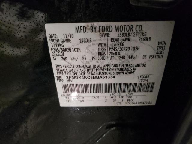 Photo 9 VIN: 2FMDK4KC8BBA51334 - FORD EDGE LIMIT 