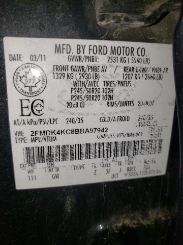 Photo 12 VIN: 2FMDK4KC8BBA97942 - FORD EDGE LIMIT 