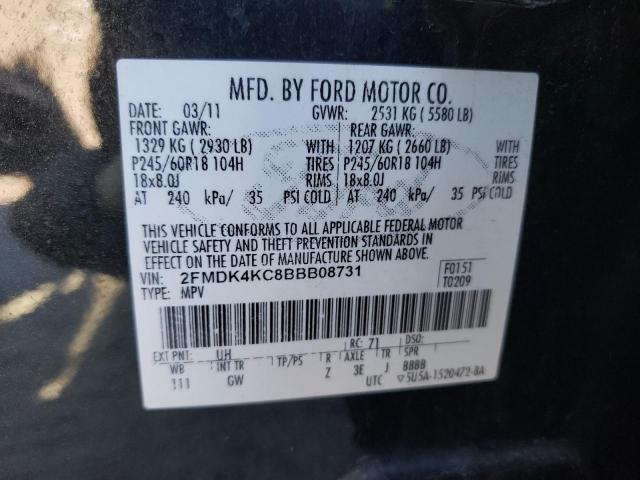 Photo 12 VIN: 2FMDK4KC8BBB08731 - FORD EDGE 