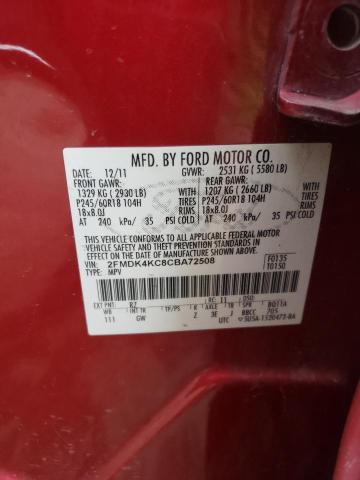 Photo 12 VIN: 2FMDK4KC8CBA72508 - FORD EDGE LIMIT 