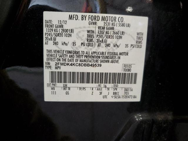 Photo 13 VIN: 2FMDK4KC8DBB49539 - FORD EDGE LIMIT 