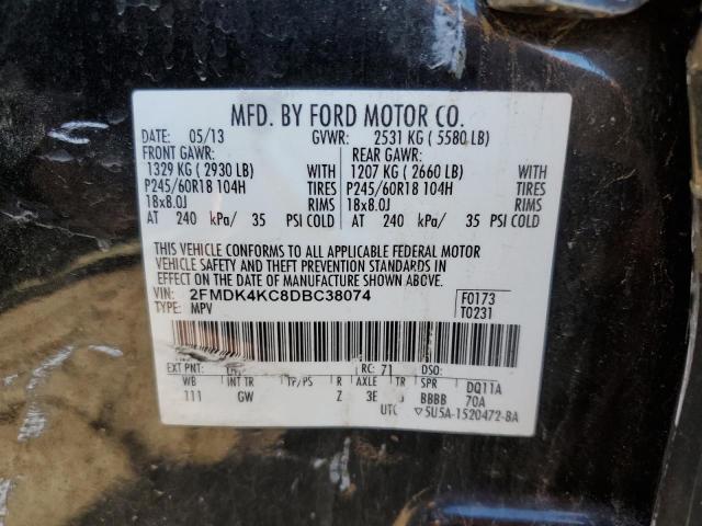 Photo 9 VIN: 2FMDK4KC8DBC38074 - FORD EDGE LIMIT 