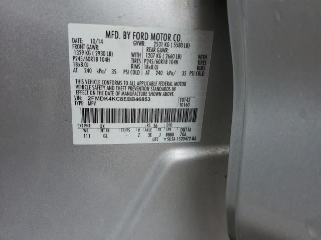 Photo 9 VIN: 2FMDK4KC8EBB46853 - FORD EDGE LIMIT 